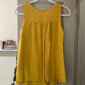 LOFT Mustard Yellow Blouse